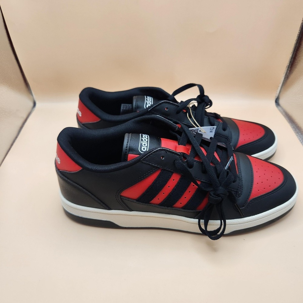 Adidas Break Start Shoes Mens Size 11 Black Red Basketball Sneakers JR1440